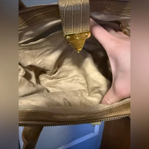 Louis Vuitton bag in Beige and Gold - Picture 4 of 6